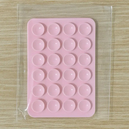 Silicone Phone Sticky Grip, Suction Phone Case Mount for Iphone and Android, Hands-Free Sticky Cell Phone Grip, Mobile Fidget Mirror Holder for Selfies and Videos